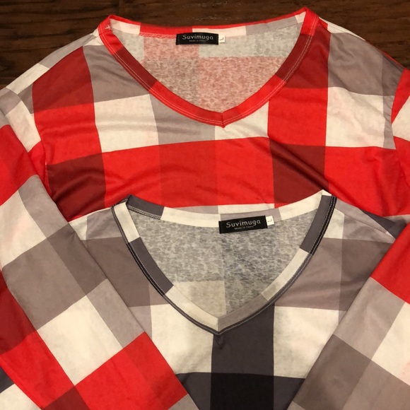 Checkered Long Sleeve Bundle - Picture 2 of 2